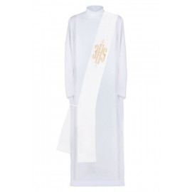 IHS Embroidered Deacon's stole, Cross (6)