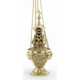 Brass thurible, cast - 30 cm