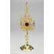 Gothic reliquary, gold plated