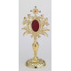 Reliquary - 33 cm, with gemstones, gold plated