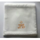 Corporal - embroidered gold IHS, cross - 100% cotton