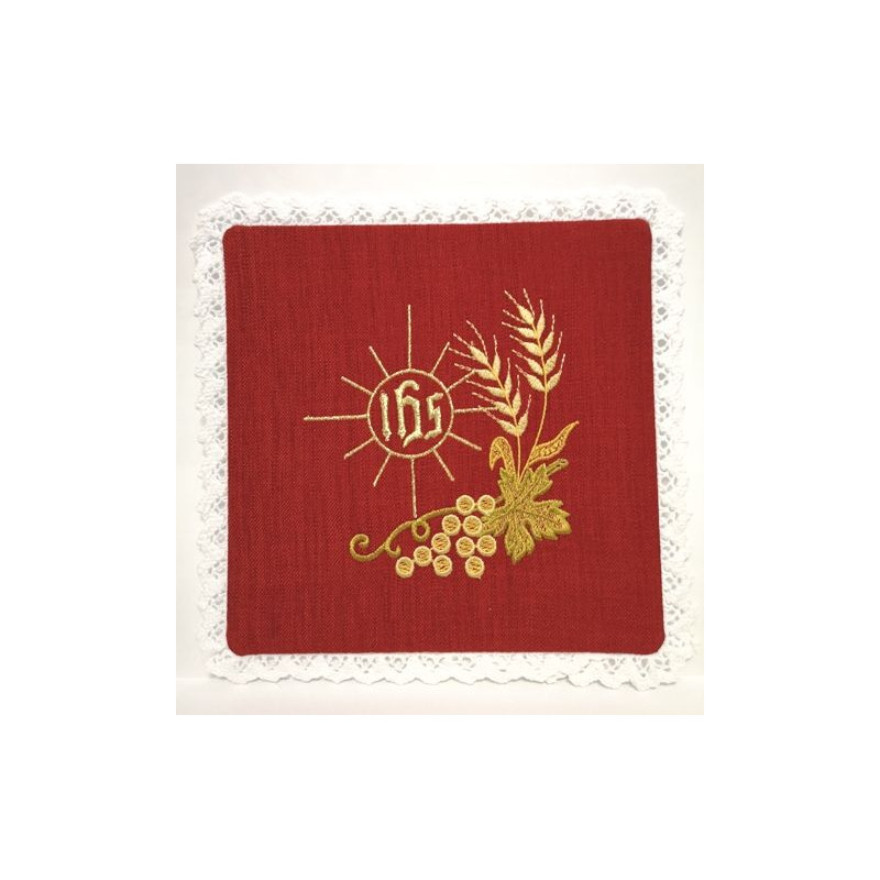 Chalice red pall - IHS Embroidery (1)