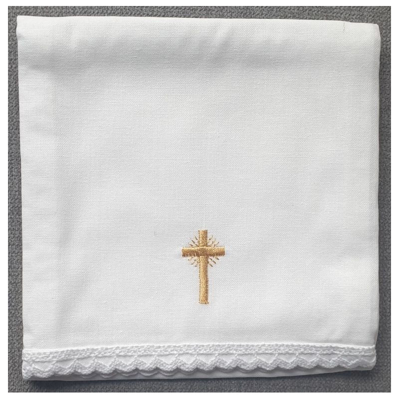 Corporal - embroidered gold cross - 100% cotton