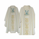 Marian chasuble embroidered - jacquard fabric (36)