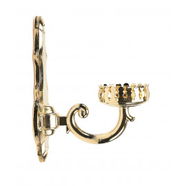 Brass wall sconce for candle light - 23 x 18 cm