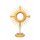 Gold plated monstrance height 36 cm (18)