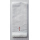 Purificator embroidered red cross - 100% cotton