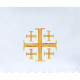 Altar Tablecloth Jerusalem cross (4) - gold embroidery