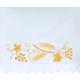 Altar Tablecloth grapes, ears of grain - golden embroidery (25)