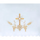 Altar Tablecloth cross - golden embroidery (31)