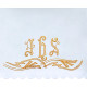 Altar Tablecloth IHS - golden embroidery (39)