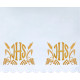 Altar Tablecloth IHS - golden embroidery (50)