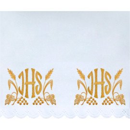 Altar Tablecloth IHS - golden embroidery (50)
