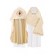 Embroidered liturgical veil - Heart of Jesus (21)