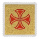 Palls gold - red cross