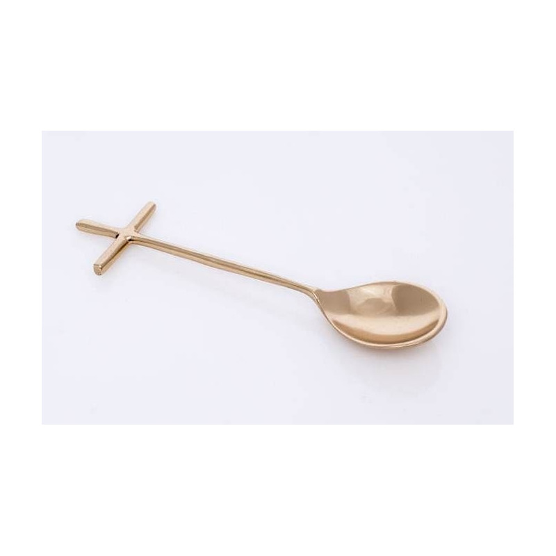 Incense spoon - brass 11 cm