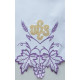 Embroidered altar tablecloth - Eucharistic pattern (199)