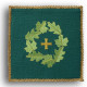 Chalice pall cross green (14)