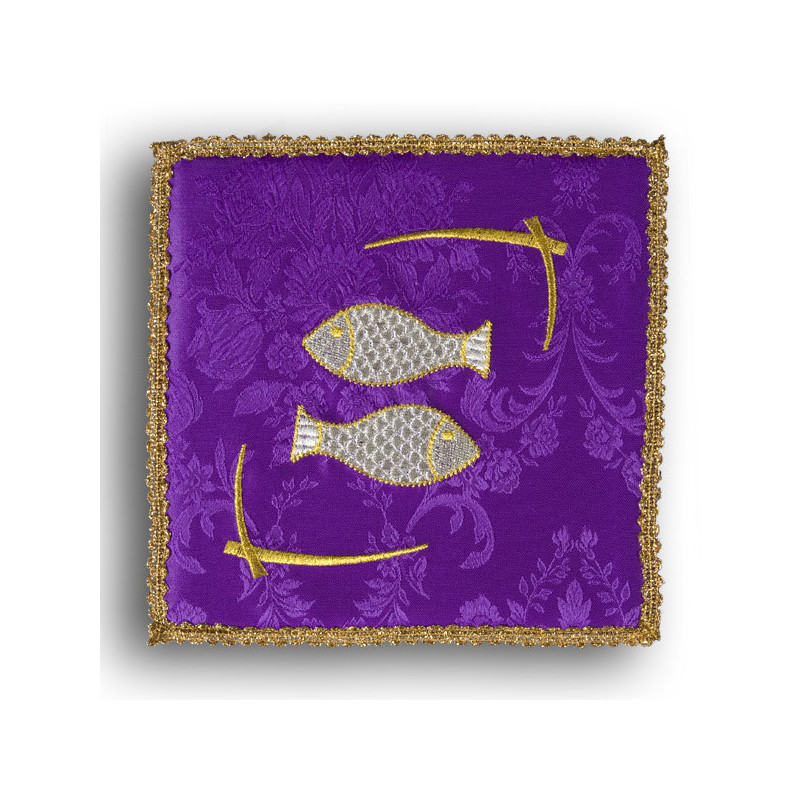 Chalice pall violet "Fish" (30)
