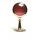 Reliquary made of polished brass, gilded - 16 cm