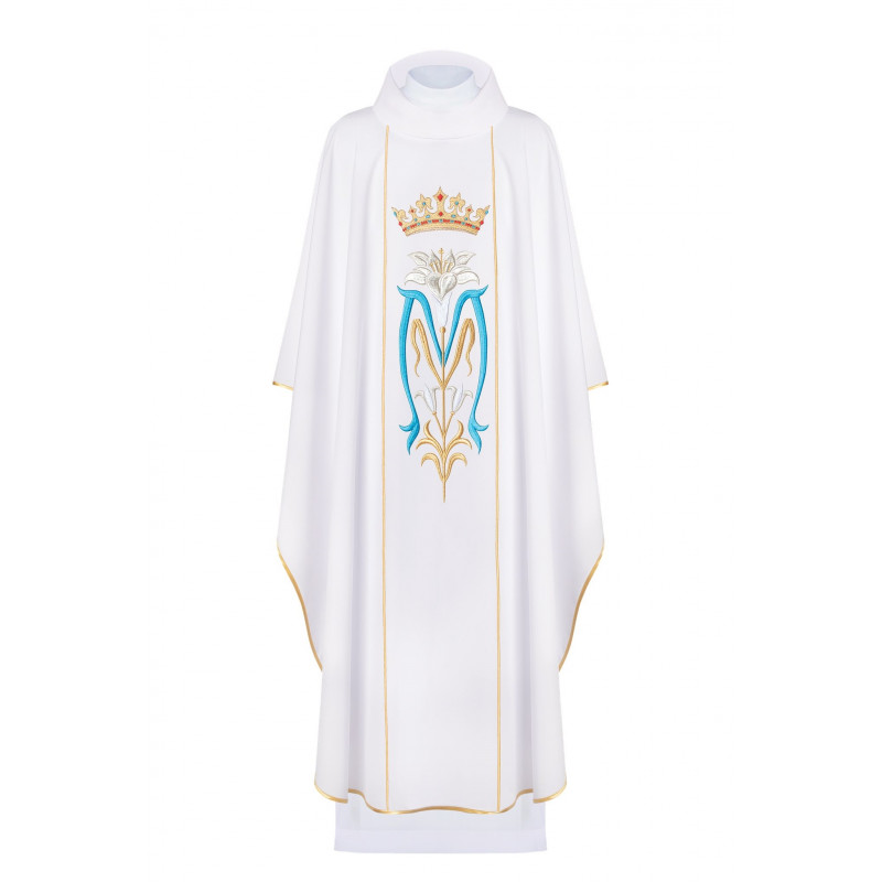 Embroidered Marian chasuble (19)