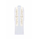 Marian embroidered stole - white (32)