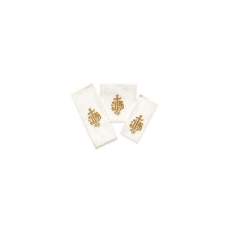 Chalice Linen Sets - gold IHS (25)