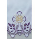 Embroidered altar tablecloth - Eucharistic pattern (201)
