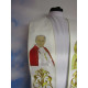 Embroidered stole John Paul II and Our Lady of Czestochowa