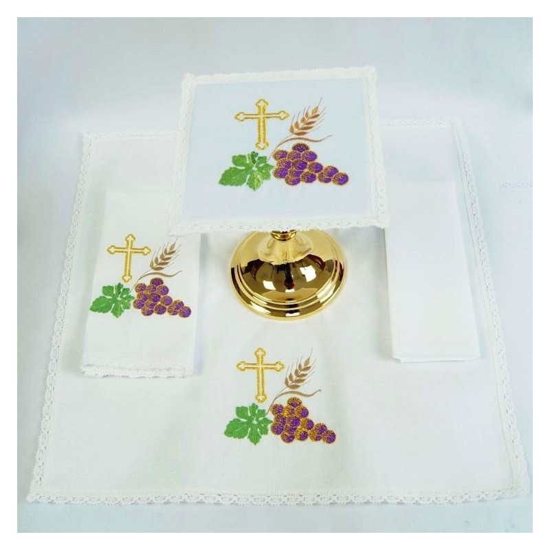 Chalice Linen Sets - "IHS and grapes" (47)