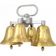 Quadruple altar bells with two sounds, decorated