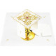 Chalice linen set IHS + Heart - embroidery