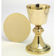 Chalice + Paten, gold-plated - 19 cm (18)