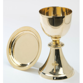 Gilded chalice with a cross - 20 cm (26)