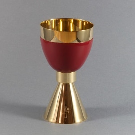 Gold plated chalice - 17 cm (36)