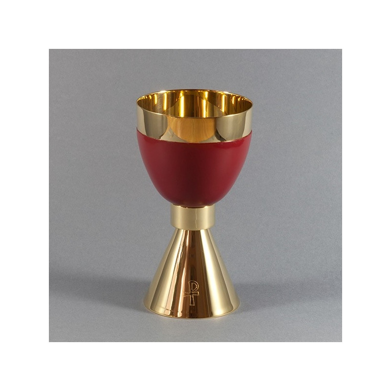 Gold plated chalice - 17 cm (36)