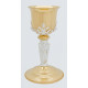 Gilded brass chalice with silver elements - 23 cm (56)