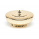 Brass ciborium, diameter 16 cm (6.3 inches) - nodus decorated