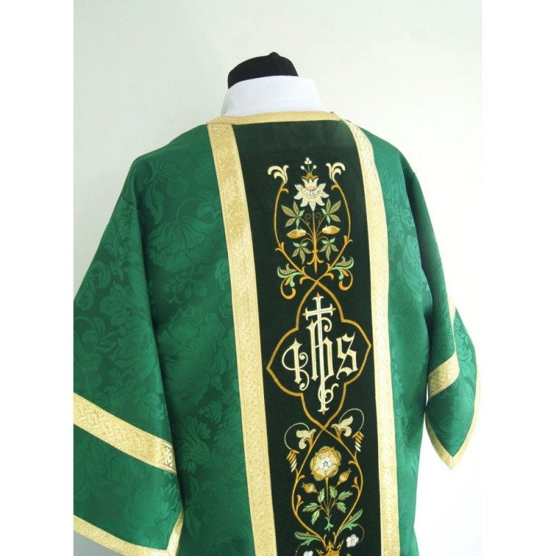 Roman dalmatic, jacquard, liturgical colors