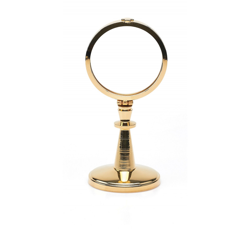 Mini gilded host custody 16.5 cm (6.5 in)