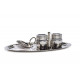 Baptismal set, nickel-plated