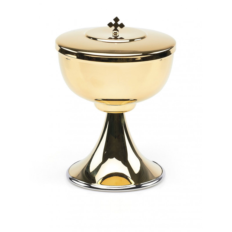 Gilded liturgical ciborium 20 cm (13)