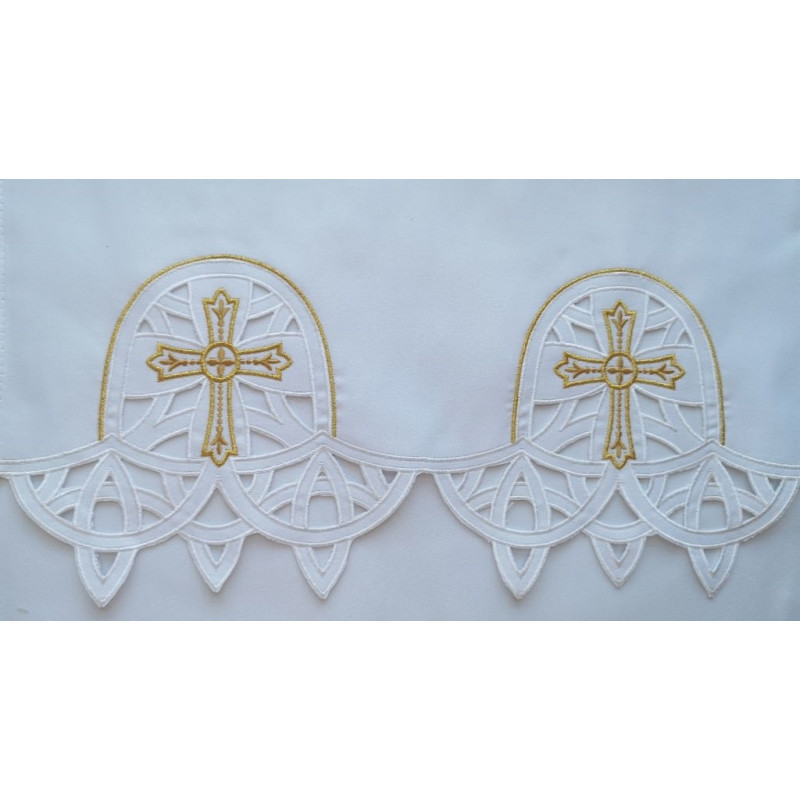Altar cloth with embroidery - Eucharistic design (181)