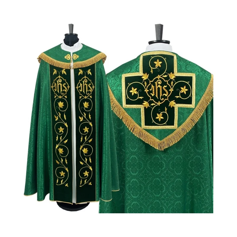 Green embroidered Clergy Copes - Best Catholic Shop