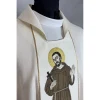 Embroidered priestly chasuble—Saint Francis - Image 3