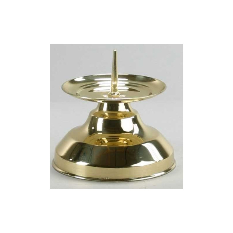 Brass candlestick - 9 cm (1) - Best Catholic Shop