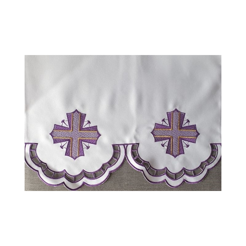 Embroidered altar cloth - Eucharistic design (197) - Best Catholic Shop