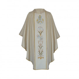 Marian chasuble embroidered gold (24)