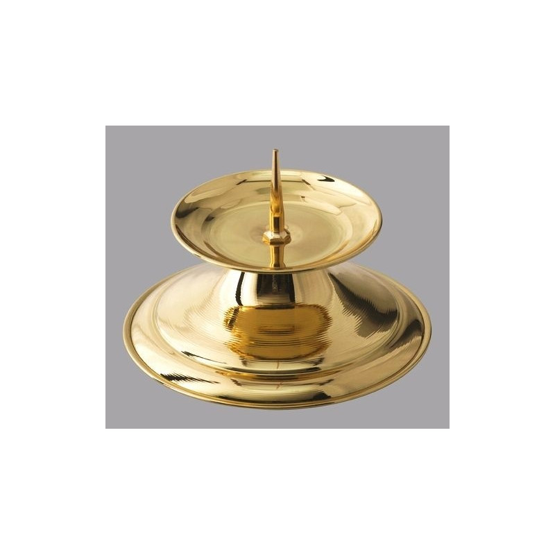 Brass candlestick - 6 cm (2) - Best Catholic Shop
