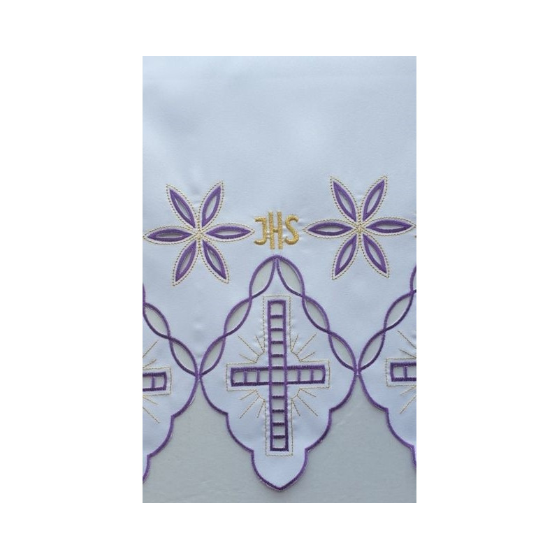Embroidered altar cloth - Eucharistic design (202) - Best Catholic Shop
